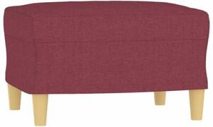 Sofa 3-osobowa z podnÃ³Å¼kiem winna czerwieÅ 180 cm, tkaninÄ