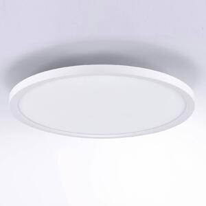 JUST LIGHT. Lampa sufitowa LED Flat CCT, Ø 40 cm, biała