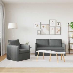 ModuÅowa kanapa nowoczesna w kolorze ciemnoszarym z ergonomicznym designem