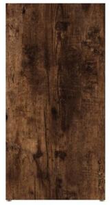 Regał na książki, przydymiony dąb, 50x25x106 cm