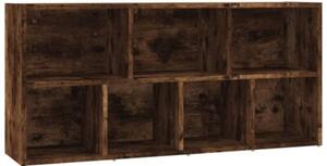 Regał na książki, przydymiony dąb, 50x25x106 cm