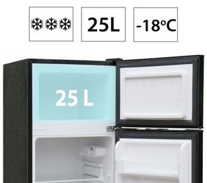 Lodówka MANTA MM545DSL 86.2cm Srebrno-czarna