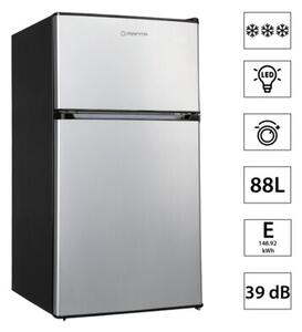 Lodówka MANTA MM545DSL 86.2cm Srebrno-czarna