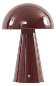 Lampa Stołowa Lindby, Nevijo, ściemnialny, czerwony, salon, metal, nowoczesny