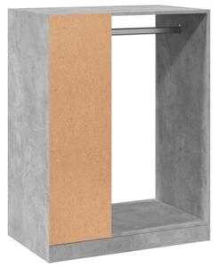 Szafka garderobiana, szarość betonu, 77x48x102 cm