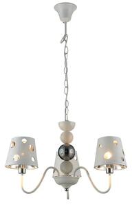 Biała nowoczesna lampa wisząca 7X D220 K0-R65