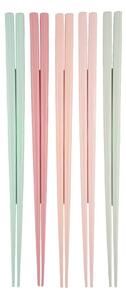 Bambusowe sztućce 5 szt. dla 5 osób Pastel – Sass & Belle