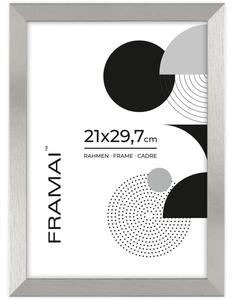Srebrna ramka na zdjęcia w rozmiarze 21x29,7 cm FRAMAI®