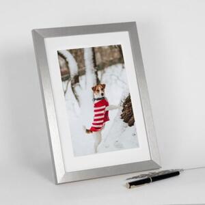 Srebrna ramka na zdjęcia w rozmiarze 21x29,7 cm FRAMAI®
