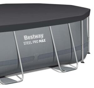 Basen stelażowy ogrodowy Bestway owalny 488x305x107 cm zestaw 18w1