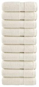 Ręczniki myjące premium solund 10 szt. kremowe 30x30 cm 600 GSM