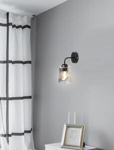 Candellux Felis kinkiet 1x60W czarny/bursztynowy 21-00163