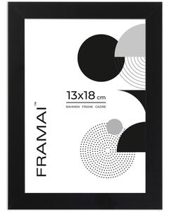 Czarna ramka na zdjęcia w rozmiarze 13x18 cm FRAMAI®