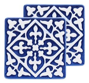 Niebieskie podkładki zestaw 2 szt. ceramiczne – Rex London