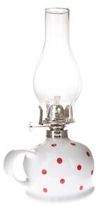 Ceramiczna lampa naftowa (wysokość 28 cm) – Dakls