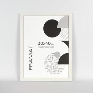 Biała ramka na zdjęcia w rozmiarze 30x40 cm FRAMAI®