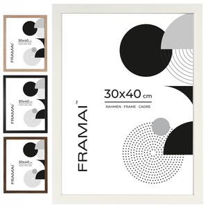 Biała ramka na zdjęcia w rozmiarze 30x40 cm FRAMAI®