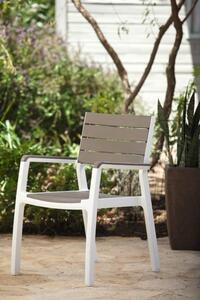 Krzesło ogrodowe Keter Harmony biały / cappuccino