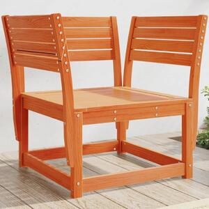 Krzesło ogrodowe, woskowy brąz, lite drewno sosnowe
