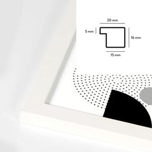 Biała ramka na zdjęcia w rozmiarze 10x15 cm FRAMAI®