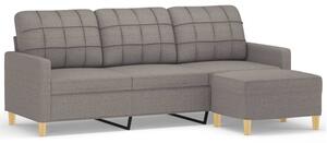 Sofa 3-osobowa z podnÃ³Å¼kiem, taupe, 180 cm, tkaninÄ