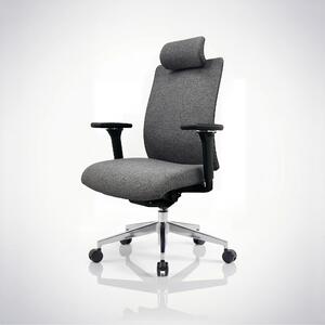 Fotel biurowy ergonomiczny ciemnoszary VECTOR