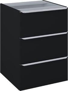 Elita Lofty komoda 50 cm wisząca czarny mat 168306