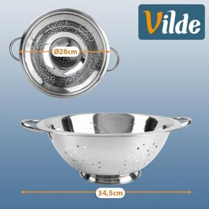 Cedzak kuchenny stalowy 28 cm