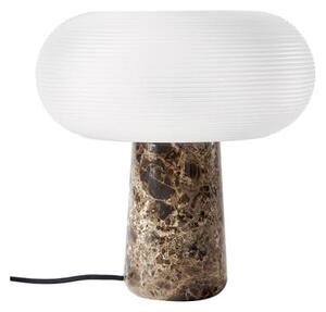Lampa stołowa z marmurową podstawą Mariella