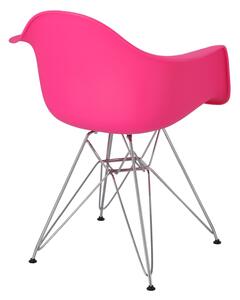 Krzesło P018 PP różowe