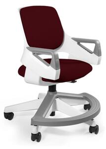 Ergonomiczny fotel dla dziecka ROOKEE burgundy tkanina