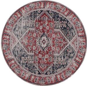 Okrągły dywan szenilowy w stylu vintage Toulouse