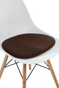 Poduszka na krzesło Side Chair brązowa