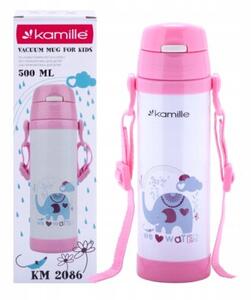 Kubek termiczny bidon dla dzieci dziecka z nadrukiem 500ML KAMILLE