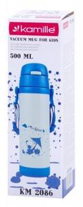 Kubek termiczny bidon dla dzieci dziecka z nadrukiem 500ML KAMILLE