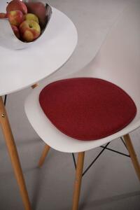 Poduszka na krzesło Side Chair czerwona ciemna