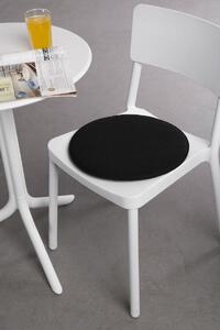 Poduszka na krzesło czarna