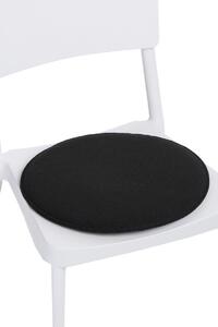 Poduszka na krzesło czarna