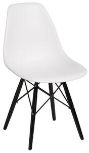 Krzesło P016W PP black/biały