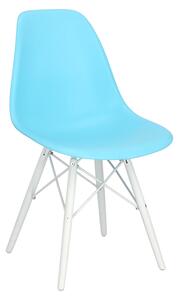 Krzesło P016W PP white/niebieski