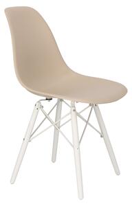 Krzesło P016W PP white/beżowy