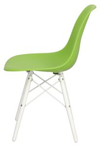 Krzesło P016W PP white/zielony
