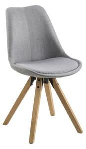 Krzesło Dima light grey tapicerowane