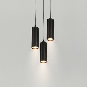 Briloner Lampa wisząca Ida, możliwość ściemniania, czarny, kuchnia, metal, nowoczesny