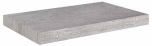 Półka ścienna, szarość betonu, 50x23x3,8 cm, mdf