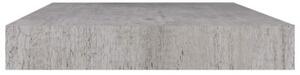 Półka ścienna, szarość betonu, 50x23x3,8 cm, mdf