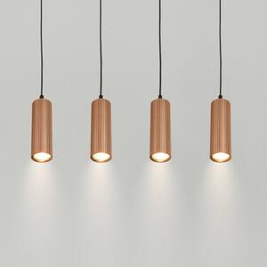 Briloner Lampa wisząca Ida, możliwość ściemniania, brązowy / rdzawy, kuchnia, metal, nowoczesny