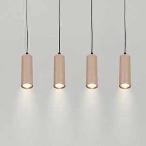 Briloner Lampa wisząca Ida, możliwość ściemniania, kremowy / amber, kuchnia, metal, nowoczesny