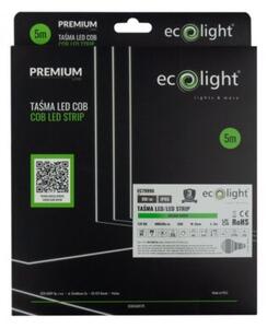 Taśma LED COB 480 9W/m zielona 12V IP65 5m ściemnialna do łazienki Ecolight