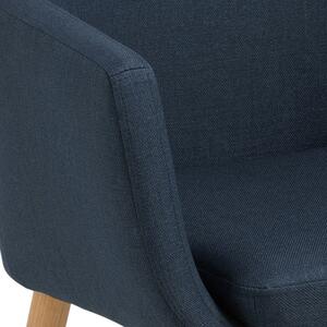 Krzesło Nora Dark Blue tapicerowane